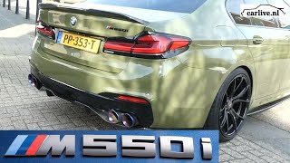 BMW M550i  SOUND ACCELERATION SPORT EXHAUST  carlive [upl. by Becka]