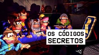 OS CÓDIGOS SECRETOS DE DONKEY KONG COUNTRY 1 2 E 3 [upl. by Emiaj]