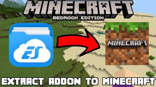 How To Export Addons In Minecraft bedrock MCBE [upl. by Analahs]