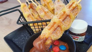 LA NOUVELLE RECETTE DE CHURROS SANS FRITURE QUE TOUT LE MONDE ADORE ‼️ [upl. by Giaimo109]