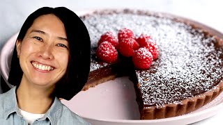 How to Make the Silkiest Chocolate Tart with Rie [upl. by Curry]