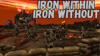 Iron Warriors  Chaos Marines  Renegade Guard Vs Imperial Fists x2  DoW Unification Mod [upl. by Neellok726]