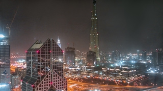 Burj Khalifa time lapse  Dubai  The tallest structure in the world [upl. by Leahcimdivad]