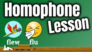 Homophone Lesson for Children  Grammar for Kids [upl. by Nollat195]