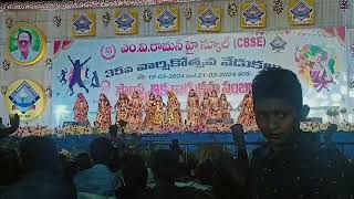 lambadi dance performance in annual day celebrations in mv Raman school atmakur [upl. by Evans]