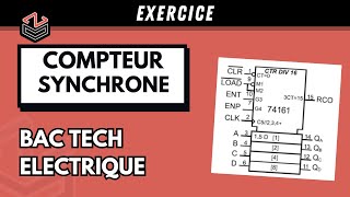 ÉLECTRIQUE ⚡ Part 6  Compteur Synchrone Exercice sur le chronogramme [upl. by Pearl]