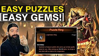 EASY PUZZLE RINGS  EASY GEMS SEASON 25 GUIDE DIABLO 3 PATCH BUILD 272 REAPER OF SOULS [upl. by Eatnahs]