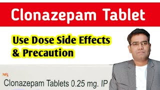 Clonazepam Tablet Use Doses Side effects and Precaution  explained  Lonazep  Zapiz Clonotril [upl. by Aisyram367]