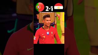 Portugal vs Egypt  21  match highlights Ronaldo destroy Egypt 🥶 Ronaldo vs Salah shorts [upl. by Colan583]