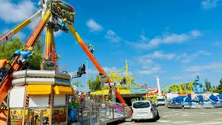 Montaje Atracciones Feria Vitoria Gasteiz 2024  Barracas Mendizabala 2024 [upl. by Giess316]