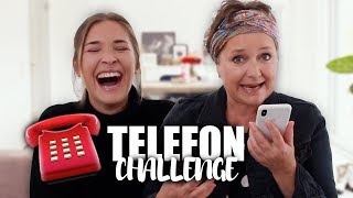 TELEFON CHALLENGE mit meiner MUTTER  janasdiary [upl. by Oppen121]