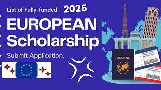 Fully Funded Scholarships European Government Scholarships Scholarship for International Students [upl. by Jami]