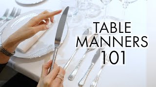 Fine Dining Etiquette A Five Course Meal And How To Master Table Manners  Jamila Musayeva [upl. by Poler]