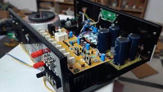 How to make an Amplifier DIY Amplifier ✓ 500w Amplifier assembly ✓ Amplifier connection [upl. by Alrahs]