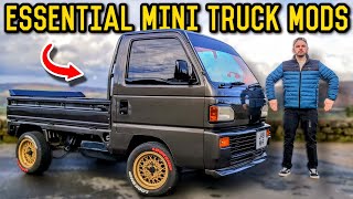 14 Essential Modifications for YOUR JDM Mini Truck [upl. by Assetniuq787]