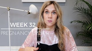 32 weeks  heart palpitations baby names amp hypnobirthing [upl. by Ahsemot]