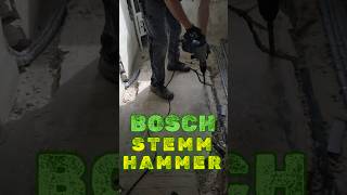 Bosch Stemmhammer in Aktion DIY Zementestrich mühelos entfernen diy bosch handwerk [upl. by Caines]