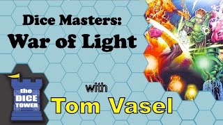 DiceMasters War of Light Review  with Tom Vasel [upl. by Naashar]