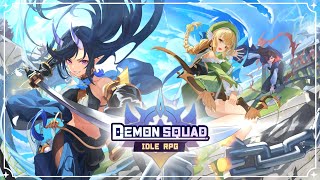 Demon Squad Idle RPG Demons assemble Dive into infinite action with your squad [upl. by Slaby]