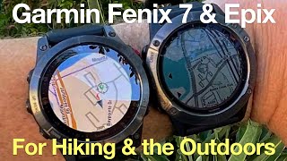 Garmin Fenix 7 amp Epix Review For Hikers and the Outdoors [upl. by Salema788]