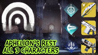 Legend Lost Sector Aphelions Rest on all Classes  Destiny2 Season of the Wish [upl. by Zanlog]