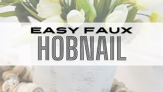 Easy faux hobnail [upl. by Oly88]