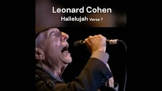 Leonard Cohen Live in London Hallelujah Verse 7  I did my best it wasnt much [upl. by Coumas]