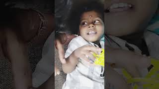 చిట్టి పొట్టి మాటలతో క్యూట్ గా చెప్పింది😀🤣👈cutebabytelugurhymeschittichilakammaplslikesubscribe [upl. by Iramat]