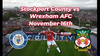 Stockport County vs Wrexham AFC [upl. by Neelyam]