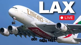 🔴LIVE LAX Airport  Busy LAX Action  Los Angeles Plane Spotting [upl. by Mohamed]