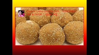 Churma Ladoo Gujarati Style  NON FRIED with TIPS amp TRICKS  चूरमा लाडू Wheat Flour Laddu recipe [upl. by Alisa834]