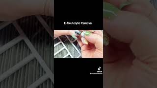 Efile Acrylic Removal [upl. by Rame]