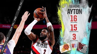 Deandre Ayton Highlights 16 PTS  Trail Blazers vs Suns  Dec 19 [upl. by Jaela367]