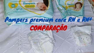 RESENHA DA FRALDA PAMPERS PREMIUM CARE RN E RN l QUAL COMPRAR [upl. by Atsejam]