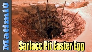 Sarlacc Pit Easter Egg  Star Wars Battlefront [upl. by Granger]