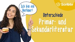 Primärliteratur und Sekundärliteratur – einfach erklärt  Scribbr 🎓 [upl. by Smoht265]