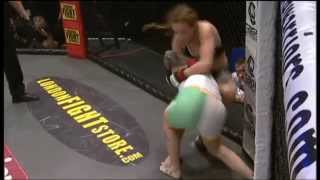 Cage Warriors 67 Agnieszka Niedzwiedz vs Gemma Hewitt [upl. by Ahsakat]