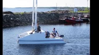 Duo480C 16quot trailerable catamaran build and launch [upl. by Letti23]