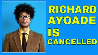 RICHARD AYOADE IS CANCELLED  Comedian RICHARD AYOADE cancelled over GRAHAM LINEHAN BOOK [upl. by Onfroi]