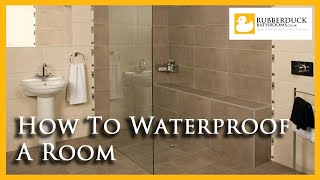 How To Tank a room before making a Wetroom [upl. by Adianez289]