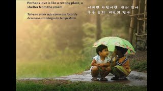 Perhaps Love  John Denver amp Domingo 어쩌면 사랑이란  English Portugues amp Korean as subtitles 폴트갈어 영한자막 [upl. by Maryrose]