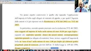 Imposta di bollo e contratti della PA  approfondimento 3072019 [upl. by Sokil]