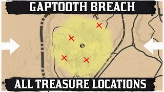 ALL Gaptooth Breach Treasure Map Location [upl. by Held]