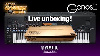 Yamaha Genos 2 LIVE Unboxing 2024 [upl. by Emelia]