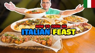 How to cook an ITALIAN FEAST [upl. by Nerahs]