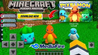 How To Download Pixelmon Mod In Minecraft Pocket Edition  In Hindi [upl. by Relyuc592]