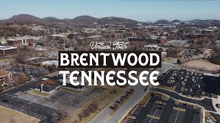 Virtual Tour of BRENTWOOD Tennessee  Best Suburbs of Nashville [upl. by Brasca]