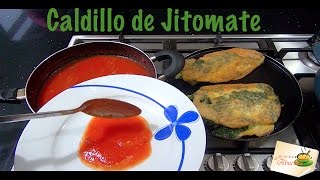 Caldillo de jitomate para chiles rellenos o huazontles [upl. by Killy]