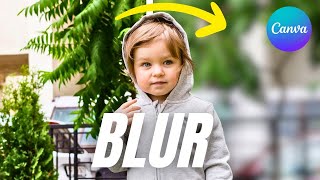 How To Blur Photo Background in Canva 2024 [upl. by Ysus]