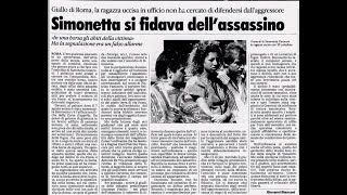 Delitto via Poma quotSimonetta si fidava dellassassinoquot La Stampa 17 Agosto 1990 [upl. by Ogden]